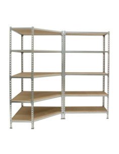 Estantería Simonrack Pack maderclick corner 5/500 +1 mader 5/500 ga/mad | Mesa de trabajo SimonRack profesional y resistente