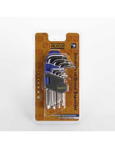 Juego de 9 Llaves Acodadas Torx T10-T50 Ref. 193270