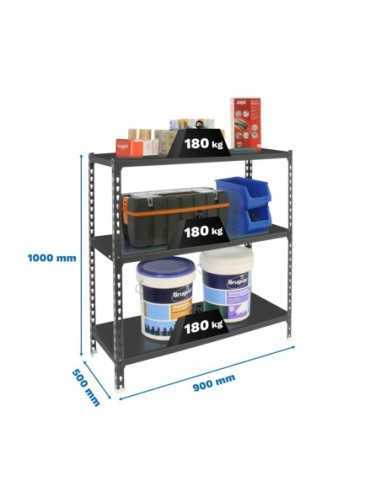 Estantería SIMONRACK Simonclick 3/500 1000 antracita/antracita