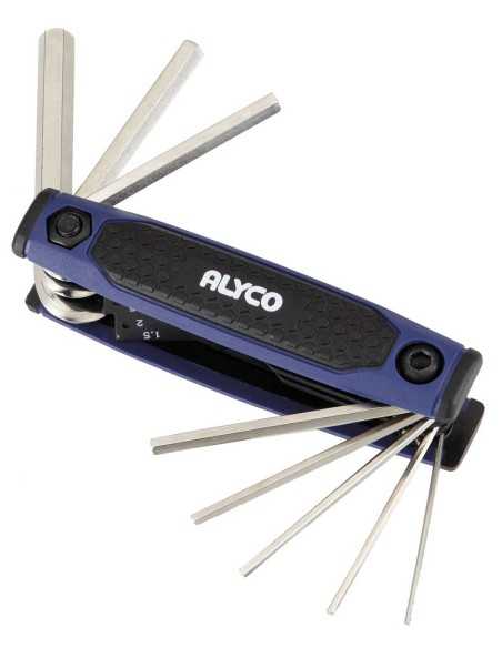 Juego de 8 Llaves Allen Navaja 1.5-8 mm Alyco Ref. 193082