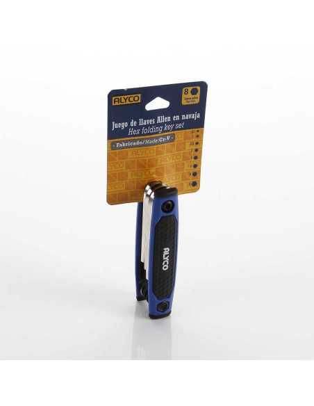 Juego de 8 Llaves Allen Navaja 1.5-8 mm Alyco Ref. 193082