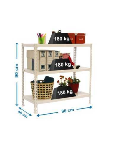 Estantería SIMONRACK Simonclick mini 3/400 900 blanco/blanco