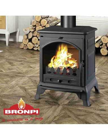 Estufa De Leña BRONPI Ordesa Hierro Fundido | Hogar Cahersa