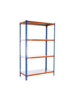 Estantería SIMONRACK Simonclick mini 4/400 1500 azul/naranja/galva