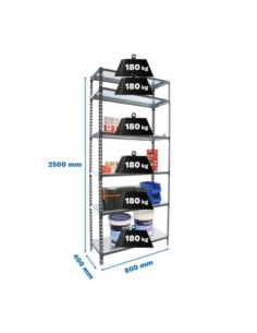 Estantería SIMONRACK Simonclick mini 6/400 antracita/blanco