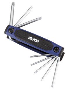 Juego de Llaves Torx ALYCO Ref. ALY193281-Llaves Acodadas T6-T25