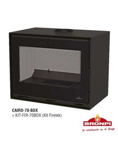 Estufa De Leña BRONPI Cairo-70-box Frontal C | Hogar Cahersa