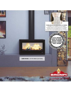 Estufa De Leña BRONPI Cairo-90-box Frontal C | Hogar Cahersa