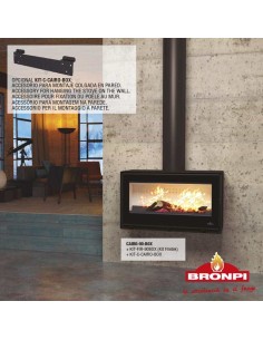 Estufa De Leña BRONPI Cairo-90-box Frontal C | Hogar Cahersa 2