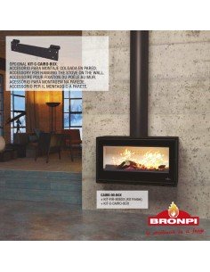 Estufa De Leña BRONPI Cairo-90-box Frontal C | Hogar Cahersa 2