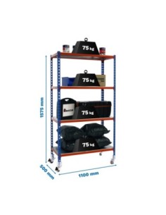 Estantería SIMONRACK Simonclick mobile superplus 4/500 1500 az/na/g