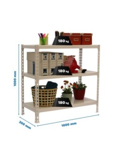 Estantería SIMONRACK Simonclick plus 3/300 1000 blanco/blanco