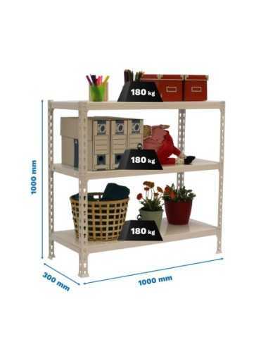 Estantería SIMONRACK Simonclick plus 3/300 1000 blanco/blanco