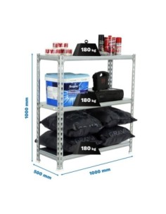 Estantería SIMONRACK Simonclick plus 3/500 1000 galva/galva