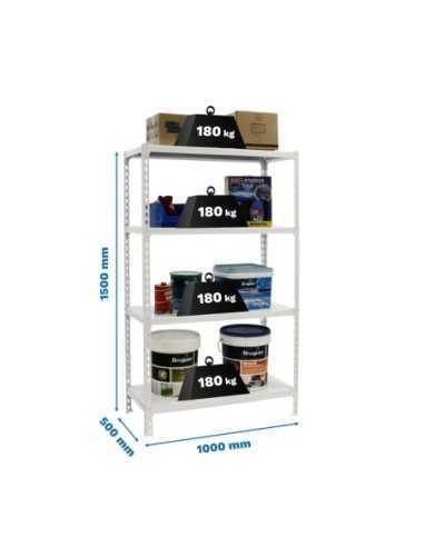 Estantería SIMONRACK Simonclick plus 4/500 1500 blanco/blanco