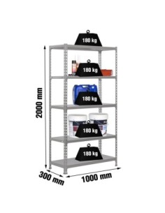 Estantería SIMONRACK Simonclick plus 5/300 galva/galva