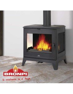 Estufa De Leña BRONPI Bury Hierro Fundido La | Hogar Cahersa