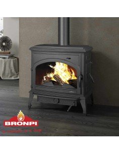 Estufa De Leña BRONPI Etna Hierro Fundido Mu | Hogar Cahersa