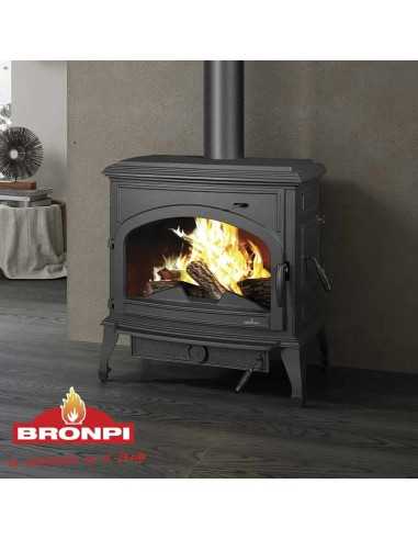 Estufa De Leña BRONPI Etna Hierro Fundido Mu | Hogar Cahersa