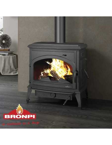 Estufa De Leña BRONPI Etna Hierro Fundido Mu | Hogar Cahersa