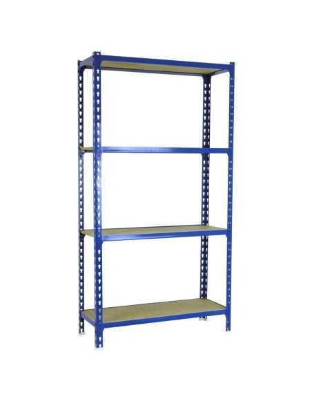 Estantería SIMONRACK Maderclick 4/500 1500 azul/madera