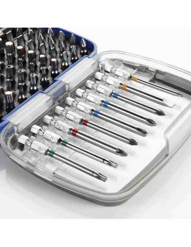 Juego 71 Pzas De Puntas De 1/4" En Caja De Plástico ALYCO 193730