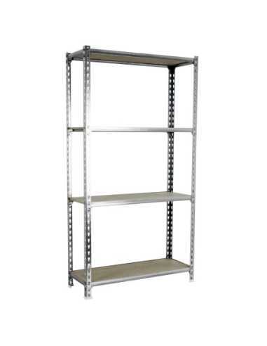 Estantería SIMONRACK Maderclick mini 4/300 1500 galva/madera