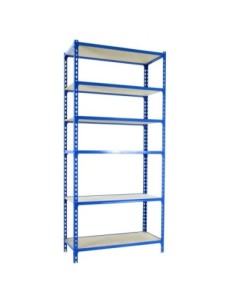 Estantería SIMONRACK Maderclick mini 6/300 azul/madera