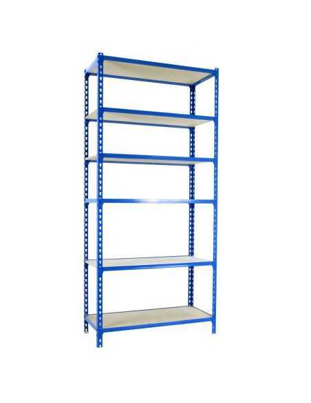 Estantería SIMONRACK Maderclick mini 6/300 azul/madera