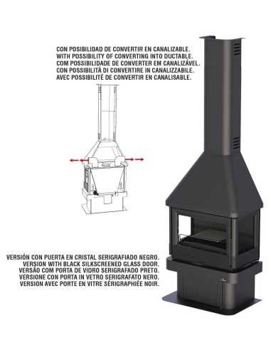 Chimenea de Leña BRONPI LISBOA-3C