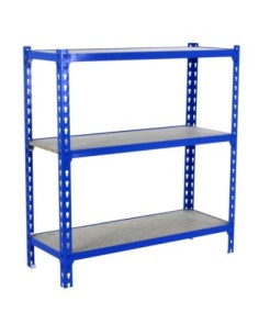Estantería SIMONRACK Maderclick plus 3/300 900 azul/madera