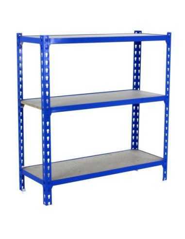 Estantería SIMONRACK Maderclick plus 3/300 900 azul/madera