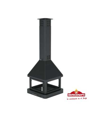 Chimenea De Leña BRONPI Cuatro Caras Para Co | Hogar Cahersa