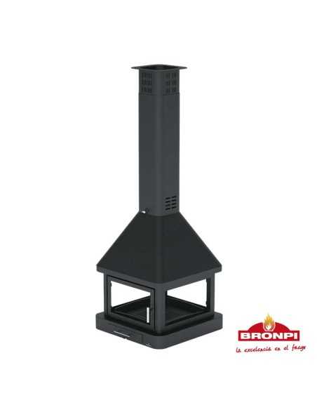 Chimenea De Leña BRONPI Cuatro Caras Para Co | Hogar Cahersa