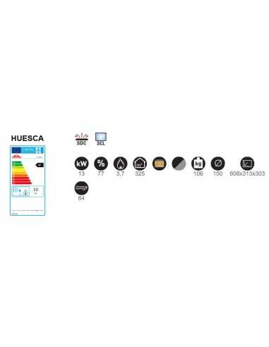 Chimenea De Leña BRONPI Huesca Frontal Doble | Hogar Cahersa