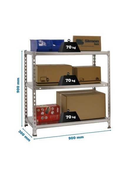 Estantería SIMONRACK Ecoclick 3/300 galvanizado