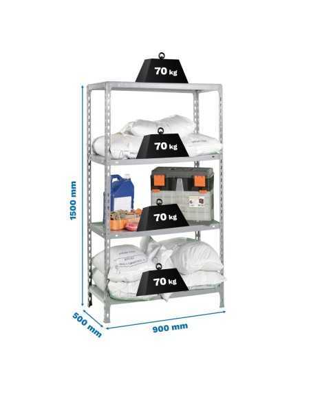 Estantería SIMONRACK Ecoclick 4/500 galvanizado