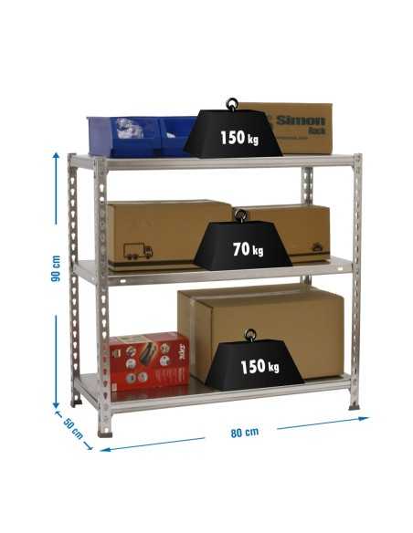 Estantería SIMONRACK Ecoclick mini 3/500 galvanizado