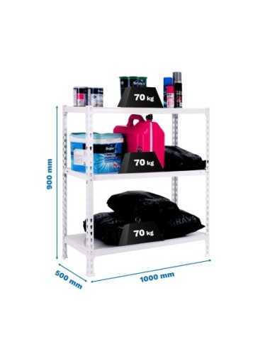 Estantería SIMONRACK Ecoclick plus 3/500 900 blanco