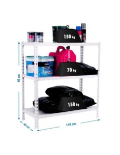 Estantería SIMONRACK Ecoclick superplus 3/400 900 blanco