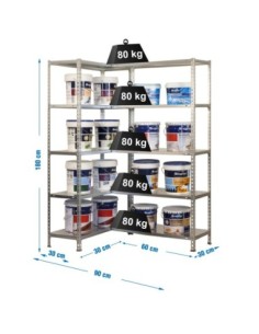 Estantería SIMONRACK Simoncorner 1800x900x300 galvanizado