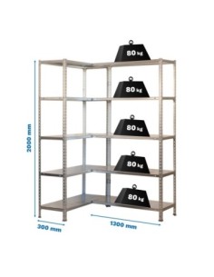 Estantería SIMONRACK Simoncorner 2000x1300x300 galvanizado