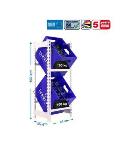 Estantería SIMONRACK Simonbottle 2-1000x400x300 blanco