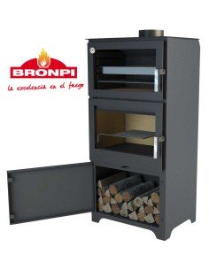 Horno Metálico BRONPI Murano-l Leñero Inclui | Hogar Cahersa 2