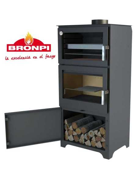 Horno Metálico BRONPI Murano-l Leñero Inclui | Hogar Cahersa