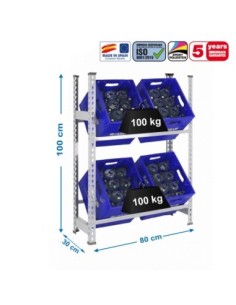 Estantería SIMONRACK Simonbottle 2-1000x800x300 galvanizado