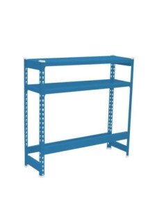 Estantería SIMONBOTTLE shelf 1-2- 1000x1000x300 azul/azul | Estantería para botellas SimonRack sin tornillos