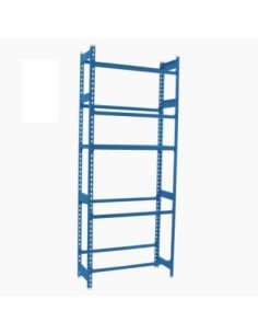 Estantería SIMONBOTTLE shelf 4-1 - 2000x800x300 azul/azul | Estantería para botellas SimonRack sin tornillos