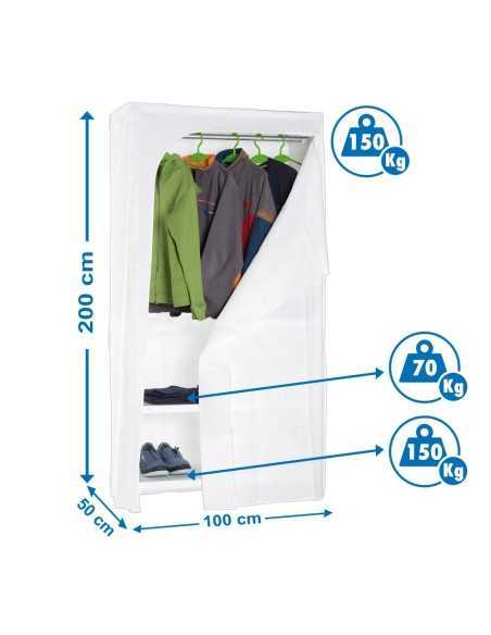 Estantería SIMONRACK SimonrackClick & keep plus 3/500 blanco/blanco | Estantería sin tornillos con baldas de madera SimonRack