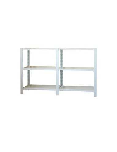 Estantería SIMONRACK Pack officlick 3/300 metal i+a blanco/blanco | Estantería metálica SimonRack para cargas de 300 kg